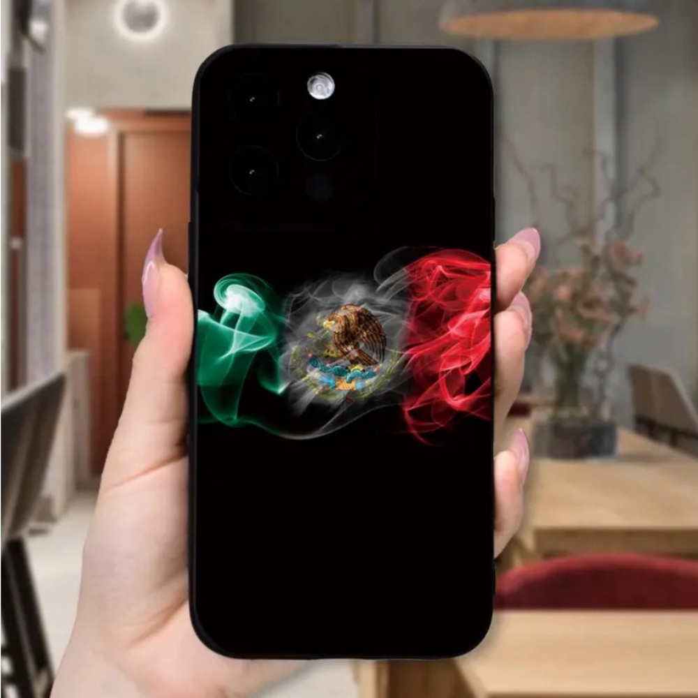 iPhone 15 Pro Max Mexico Flag Design Phone Case